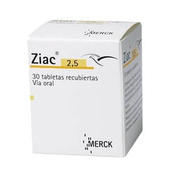 Ziac 2.5 x 30 Comprimidos Recubiertos - Merck