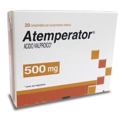 Product image of Atemperator 500 mg Caja 20 Comp. Recubiertos - Ferrer chile s.a.