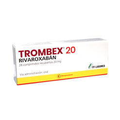 Trombex 20 mg x 28 Comprimidos Recubiertos - Itf - labomed