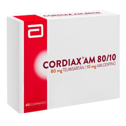 Cordiax AM 80 mg/10 mg x 40 Comprimidos - Recalcine s.a.