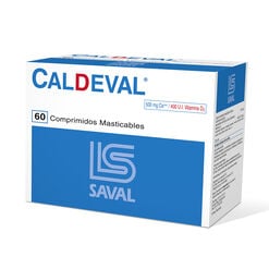 Caldeval x 60 Comprimidos Masticables - Saval s.a.