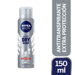 Product image of DESODORANTE SPRAY NIVEA MEN SILVER PROTECT 150M