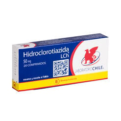 Product image of Hidroclorotiazida 50 mg x 20 Comprimidos CHILE