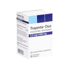 Trayenta Duo 2.5 mg/1000 mg x 60 Comprimidos Recubiertos - Boehringer ingelheim