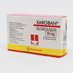 Xaroban 15 mg x 30 Comprimidos Recubiertos - Tecnofarma s.a.