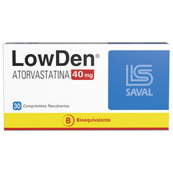 Product image of LOWDEN Atorvastatina 40 mg 30 comprimidos - Saval s.a.