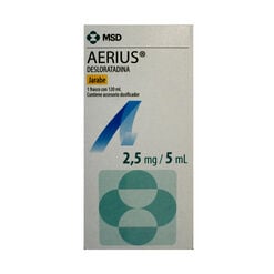 Aerius 2.5 mg/5ml Jarabe Fco. 120ml - Organon chile s.p.a.