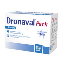 Dronaval Biterapia x 1 Comprimido Recubierto + 60 Comprimidos Masticables - Saval s.a.