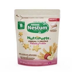 Nestum NutriPuffs Plátano Frutilla 42g