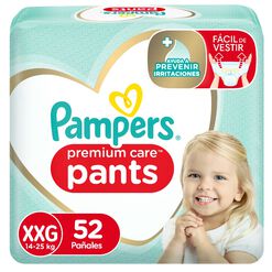 Pañales Pampers Pants Talla XXG, 52 un