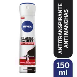 Product image of Desodorante Spray Black&White Máxima Protección 150ml - Nivea