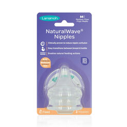 Chupetes Natural Wave Flujo Medio 2Un Lansinoh