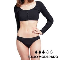 Product image of Bloodygreen Bik.Flujo Moderado Negro, Xs