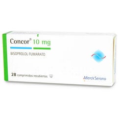 Concor 10 mg x 28 Comprimidos Recubiertos - Merck