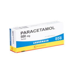 Paracetamol 500mg. Caja 16 Comp.Ad. - Andromaco s.a.