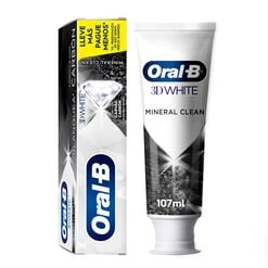Pasta De Dientes Oral-B Blanqueadora 3d White Mineral Clean 107 Ml / 140 G - Oral b