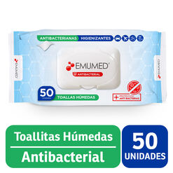 Emumed Toalla humeda Antibacterial x50