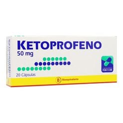 Product image of Ketoprofeno 50 mg x 20 Cápsulas MINTLAB CO SA