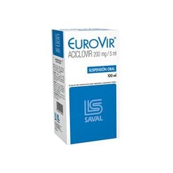 Eurovir 200 mg/5 mL x 100 mL Suspensión Oral - Saval s.a.