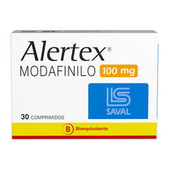 Product image of ALERTEX Modafinilo 100 mg 30 comprimidos - Saval s.a.