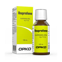 Ibuprofeno 200 mg/5 mL x 100 mL Suspension Oral - Opko chile s.a.