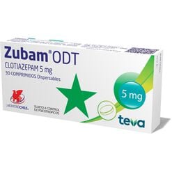 Product image of Zubam ODT 5 mg x 30 Comprimidos Dispersables - Chile