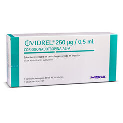 Ovidrel 250 mcg/0,5 mL x 1 Cartucho Solucion Inyectable - Merck