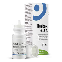 Hyabak 0,15 % x 10 mL Solución Oftálmica