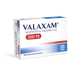 Valaxam 320 mg /10 mg x 30 Comprimidos Recubiertos - Saval s.a.