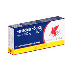 Product image of Fenitoina Sódica 100 mg x 30 Comprimidos CHILE