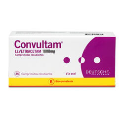 Product image of Convultam 1000 mg x 30 Comprimidos Recubiertos - Deutsche pharma