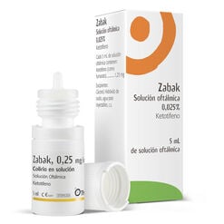 Zabak 0,025 % x 5 mL Solucion Oftalmica - Thea pharma