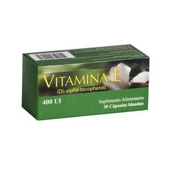 Vitamina E 400 UI x 30 Cápsulas - Generico