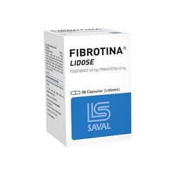 Fibrotina Lidose 160 mg/40 mg x 30 Cápsulas - Saval s.a.