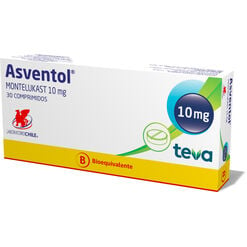 Asventol 10 mg x 30 Comprimidos - Chile