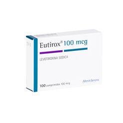 Eutirox 100 mcg x 100 Comprimidos - Merck