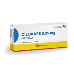 Cilokare 6.25 mg x 30 Comprimidos Recubiertos - Dr. reddy's