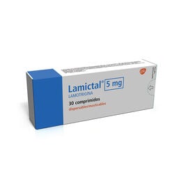 Product image of Lamictal 5 mg x 30 Comprimidos Dispersables - Glaxosmithkline chile