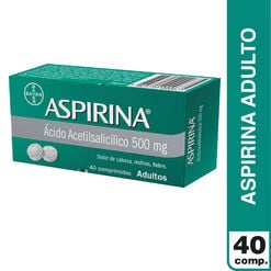 Aspirina 500 mg Adulto x 40 Comprimidos - Bayer de chile s.a.