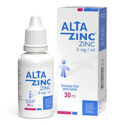 ALTAZINC GOTAS Zinc  5 mg 30 ml - Saval s.a.