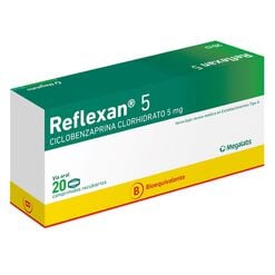 Product image of Reflexan 5 mg x 20 Comprimidos Recubiertos - Megalabs chile s.a