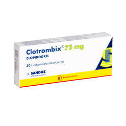 Clotrombix 75 mg x 30 Comprimidos Recubiertos - Sandoz chile s.p.a.