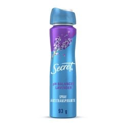 Product image of Desodorante Secret Spray Antitranspirante pH Balanced Lavander 93 g
