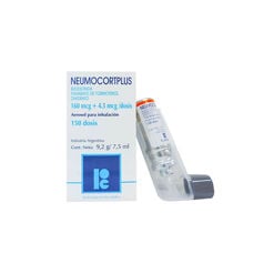 Neumocort Plus 160 mcg/4.5 mcg/Dosis x 150 Dosis Aerosol para Inhalación - Dm pharma