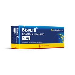 Bisopril 5 mg x 30 Comprimidos Recubiertos - Eurofarma chile