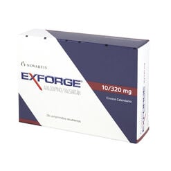 Exforge 10 mg/320 mg x 28 Comprimidos Recubiertos - Novartis