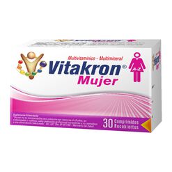 Product image of Vitakron Mujer x 30 Comprimidos Recubiertos