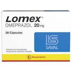 LOMEX Omeprazol 20 mg 28 cápsulas - Saval s.a.