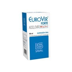 Eurovir Forte 400 mg/5 mL x 100 mL Suspensión Oral - Saval s.a.