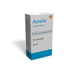 Aerolin 5 mg/ml Solución para Nebulizar Fco. 20 ml - Glaxosmithkline chile